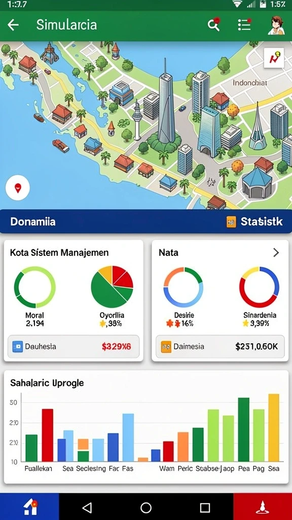 bos5000 - Tampilan antarmuka pengguna yang intuitif.