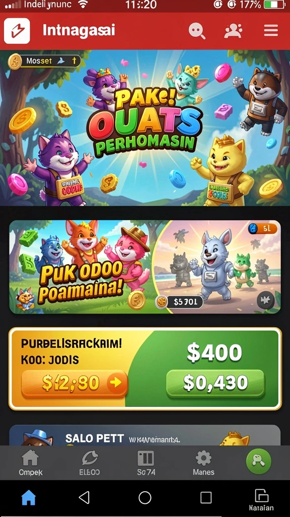 bosplay77 - Tampilan antarmuka pengguna yang intuitif.