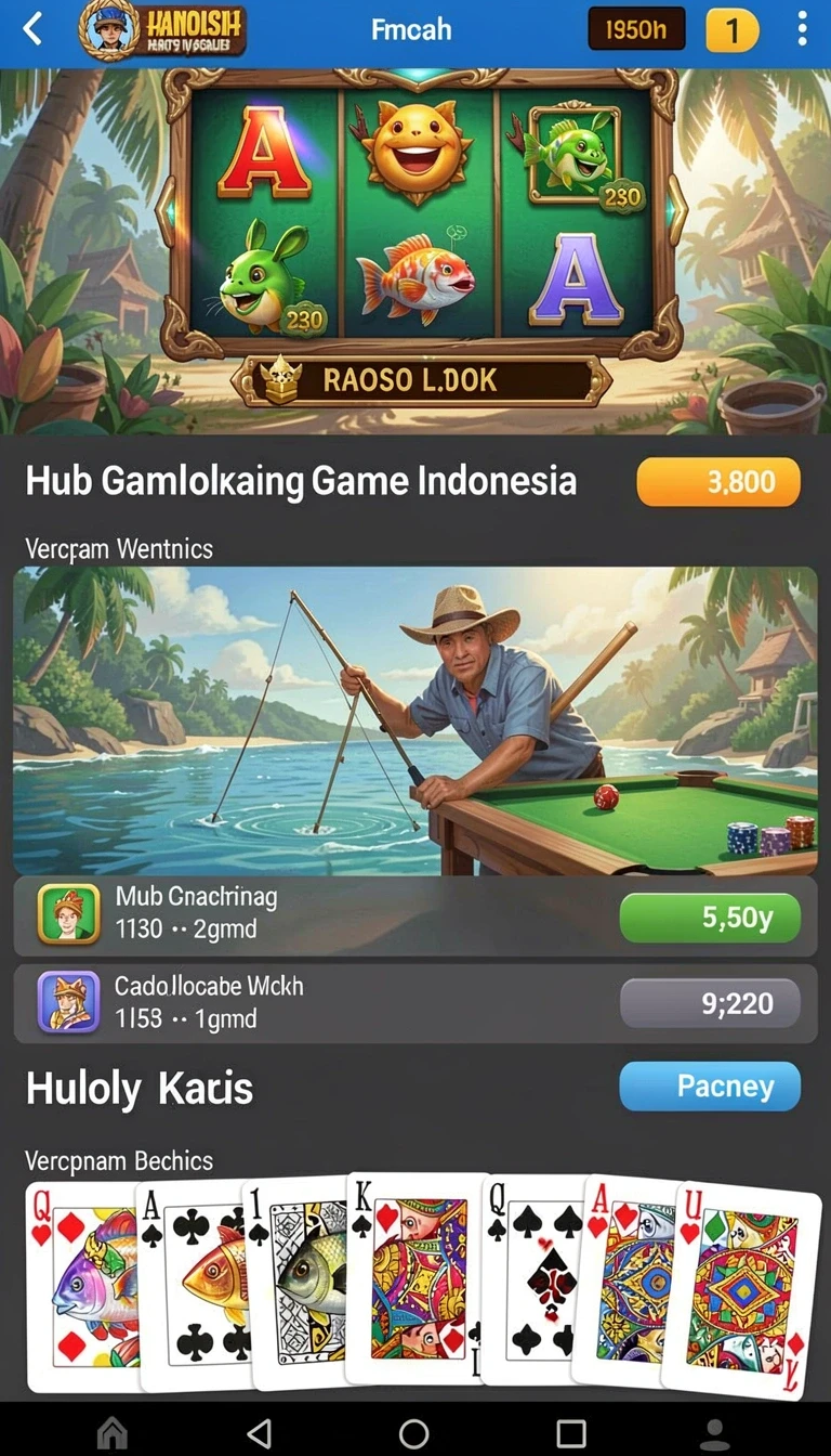 cemara77 - Tampilan karakter keren dalam game CEMARA77.