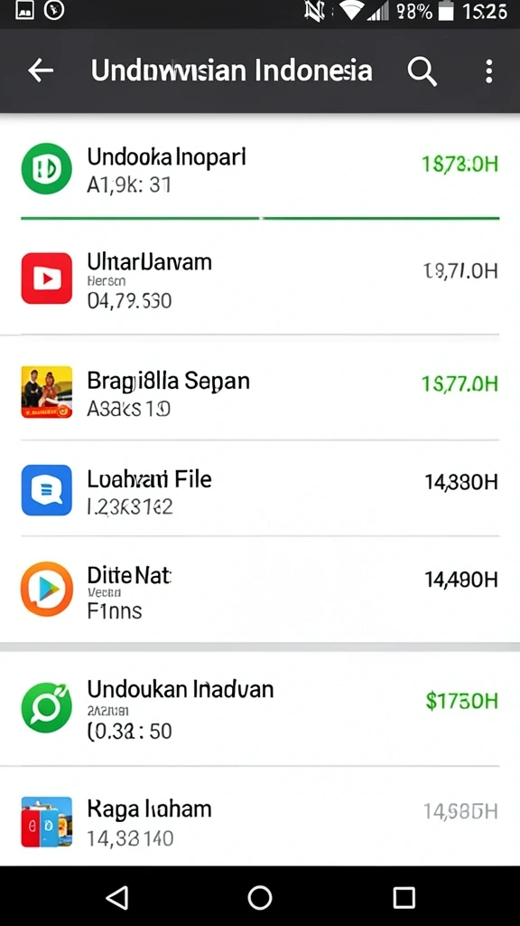galaxy77 - Tampilan antarmuka pengguna yang intuitif.