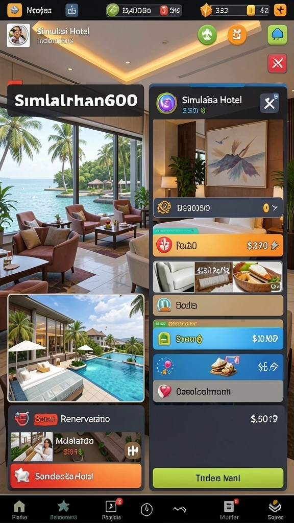 luckymino - Tangkapan layar fitur interaksi pemain.