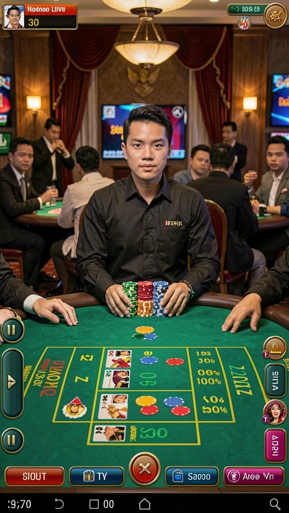 spingold - Visual grafis yang colorful dan ceria.