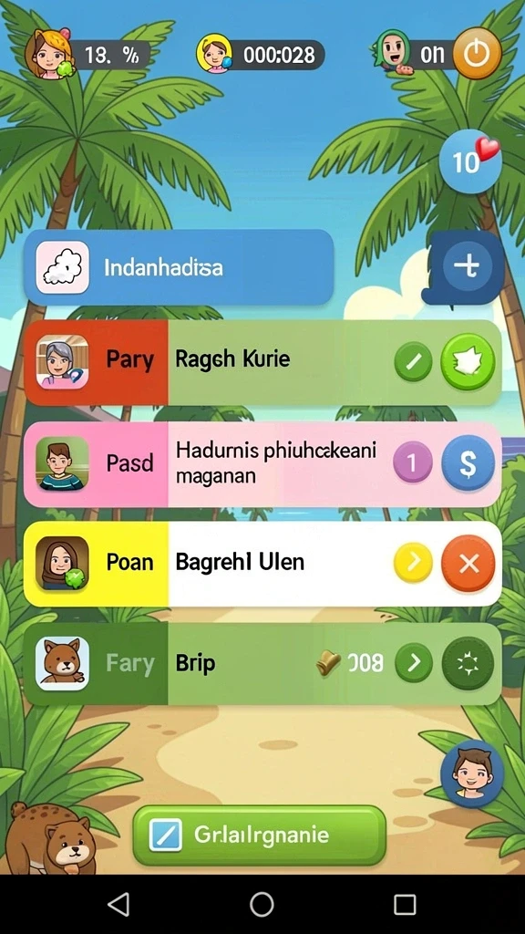 topjitu - Sistem level yang menantang dan seru.