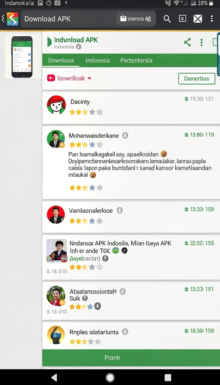 ut77 - Tampilan antarmuka utama yang menarik dan intuitif.